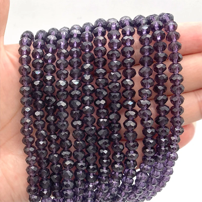 Vibrant Multicolor Faceted Crystal Beads