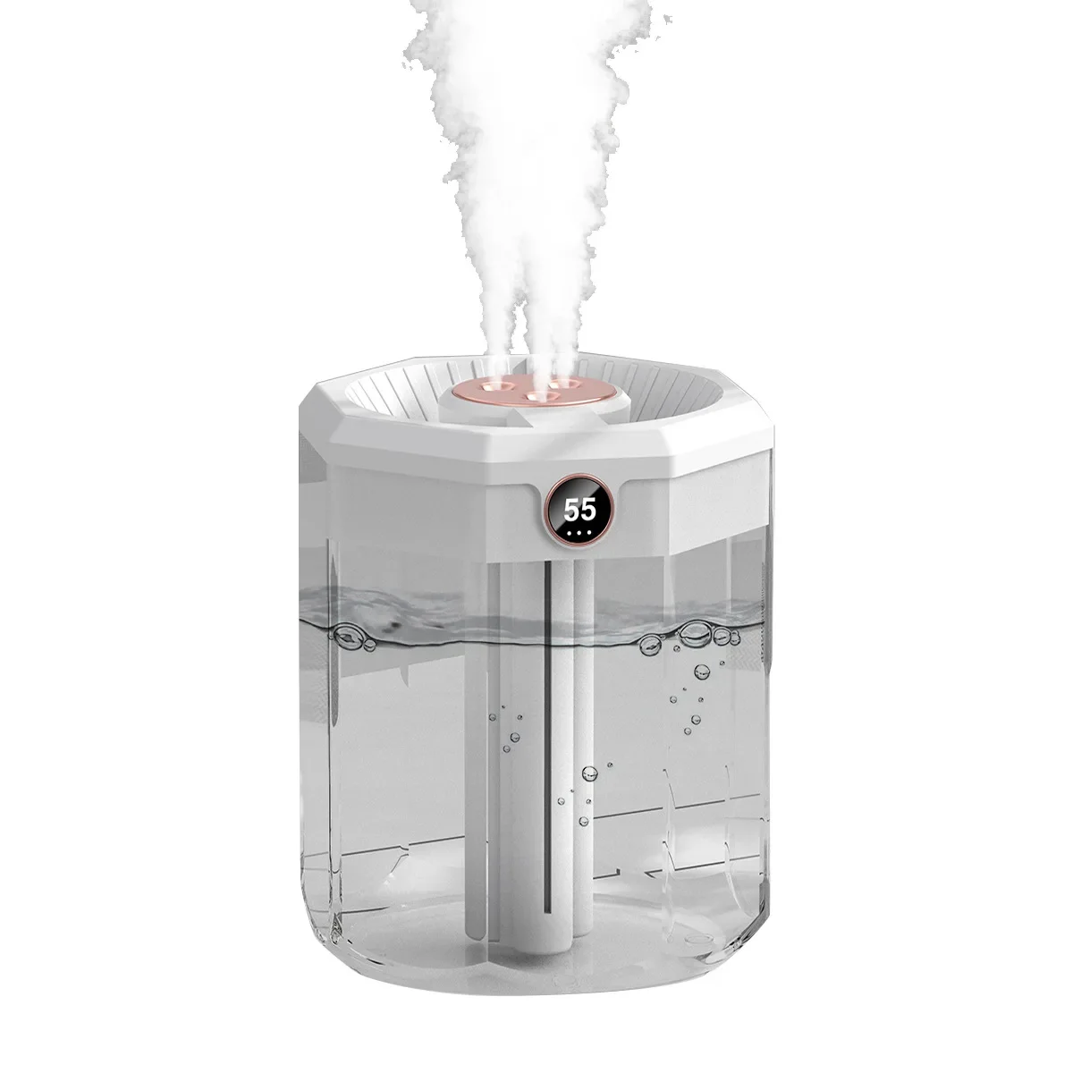 

3L USB Ultrasonic Large Capacity Snow White Elegant Quiet Humidifier for Home Office Bedroom Nursery - Provides Continuous Moist
