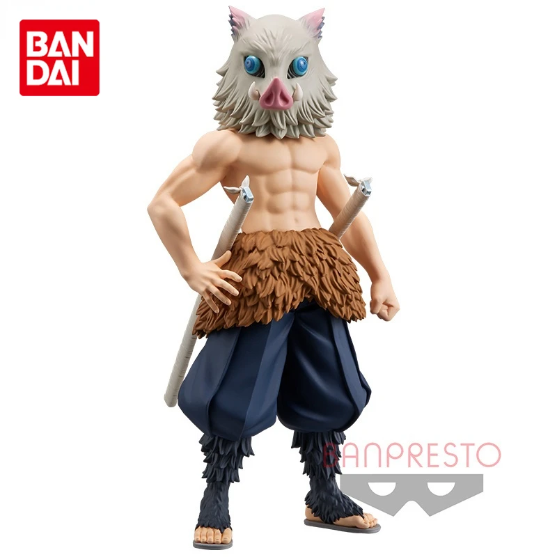 

Bandai Genuine Demon Slayer Kisatsutai Grandista Hashibira Inosuke Anime Action Figure Toys for Kids Boys Gifts Model Ornament