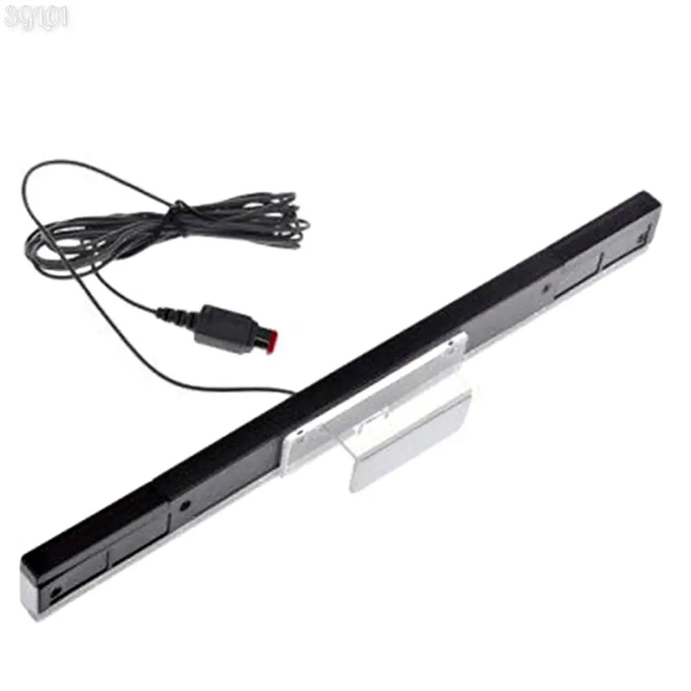 Wired Motion Sensor Receiver with Extension Cord Remote Infrared Ray IR Inductor Bar Wired Motion Sensor Bar for Nintendo Wii