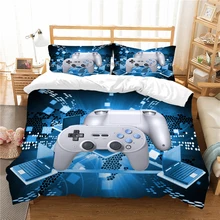 

Drop Shipping European Pattern Hot Sale Soft Bedding Set 3d Digital Gamer Printing 2/3pcs Duvet Cover Set ES/DE/EU/US Size