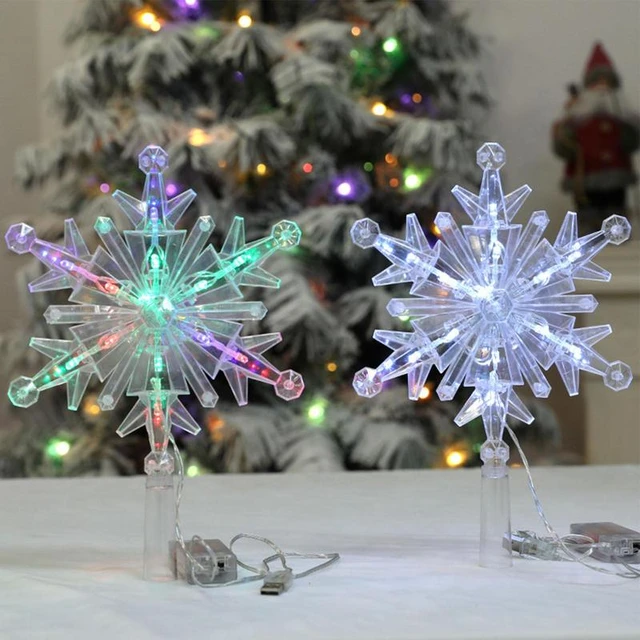 Glitter Christmas Ornaments Decorative Snowflake Ornament 2D Acrylic  Snowflake Decoration For Windows Ceilings Fireplaces Tables - AliExpress