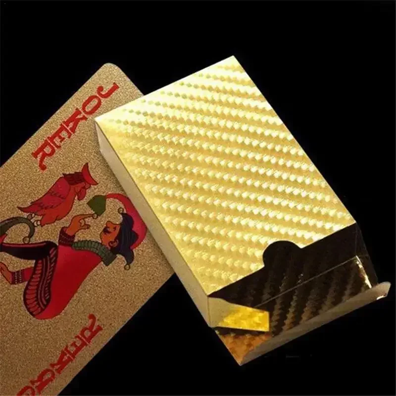 Playing Cards Plastic Playing Cards 24K Gold Playing Cards