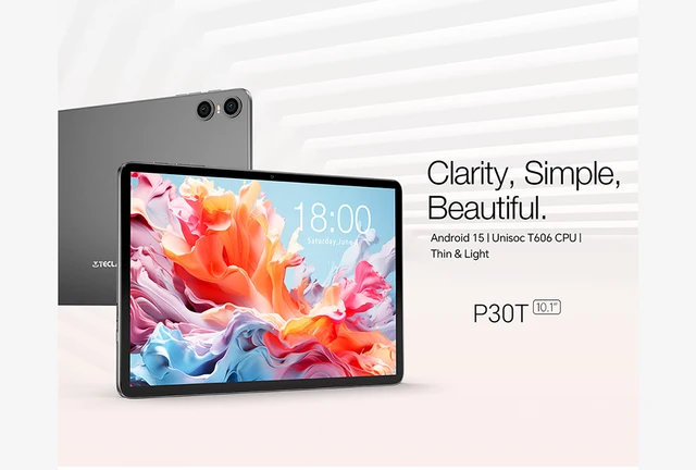 Teclast P30T 10.1” 4/128GB Android14 Amazon.com : TECLAST Android Tablet with Keyboard, 10 inch