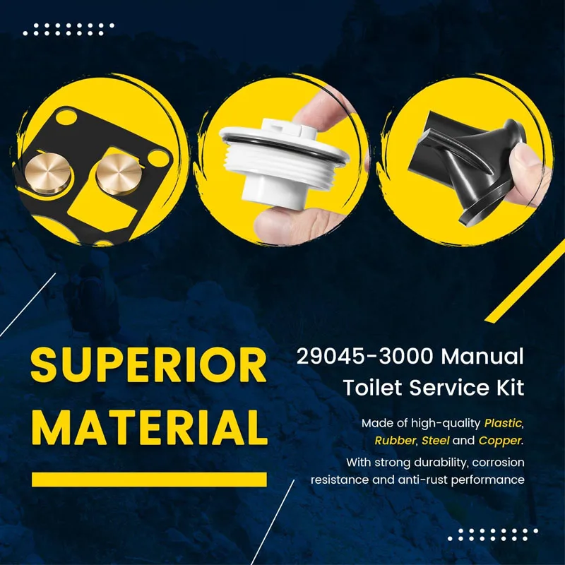 Jabsco 29045 Kit Manutenzione WC Marino Manuale Twist N Lock - Ricambi Per Servizi Nautici - Foto 3