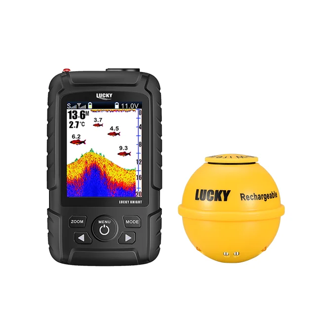 

Lucky FF718LIC-W 2021 hot sell wireless sonar underwater fish finder with a color screen