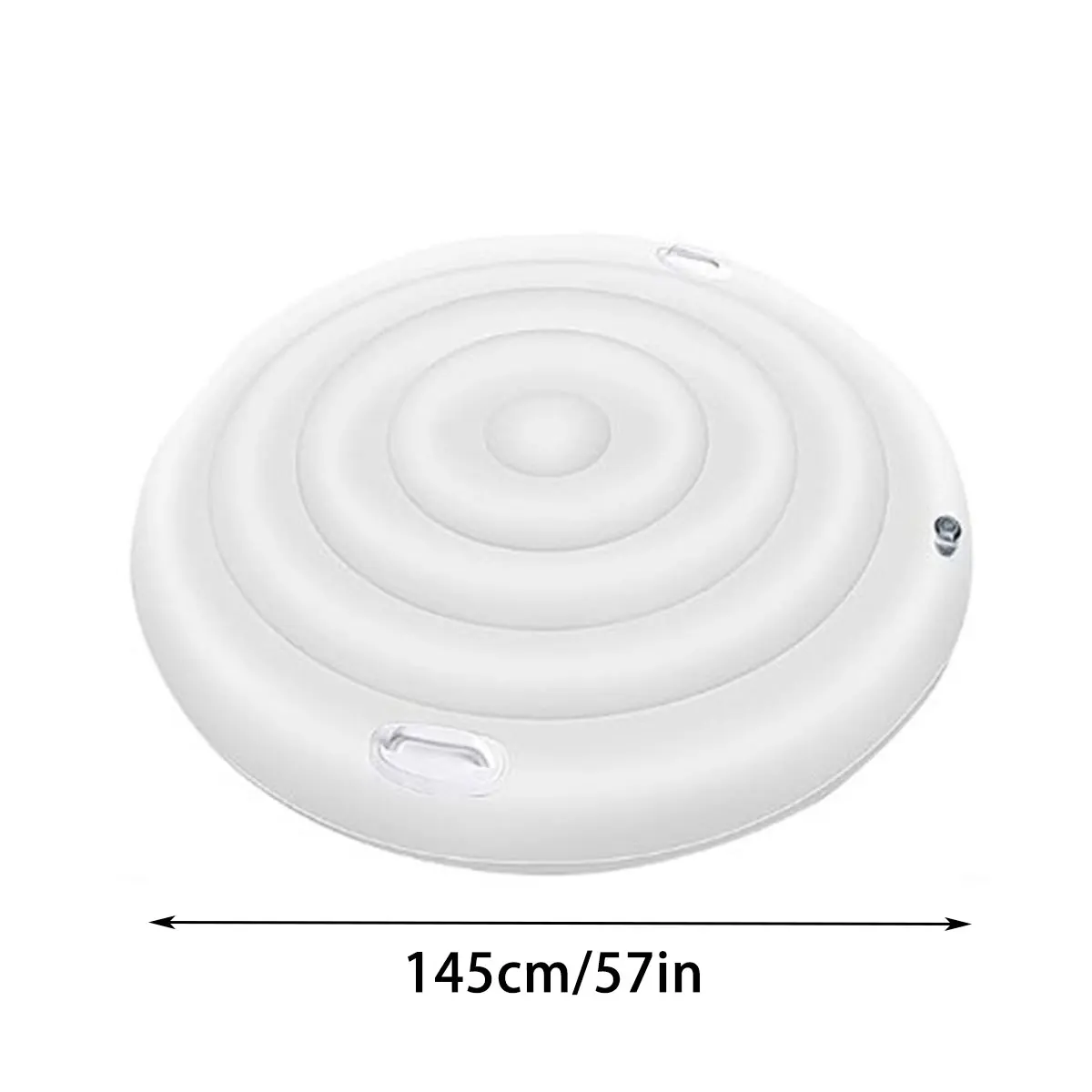 Round Small 145cm Outdoor Hot Tub Coverinflatable Round Collapsible Swimming Pool Filler Dust Cover Thermal Cover 6
