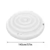 Round Small 145cm Outdoor Hot Tub Coverinflatable Round Collapsible Swimming Pool Filler Dust Cover Thermal Cover 6