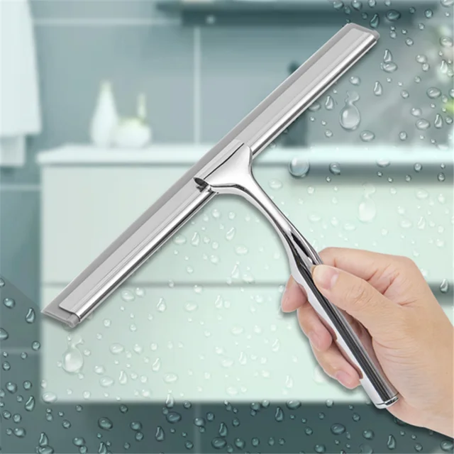 Window Squeegee Scraper Stainless Steel  Glass Window Squeegee Cleaner  Shower - Glass Cleaning Tools & Accessories - Aliexpress