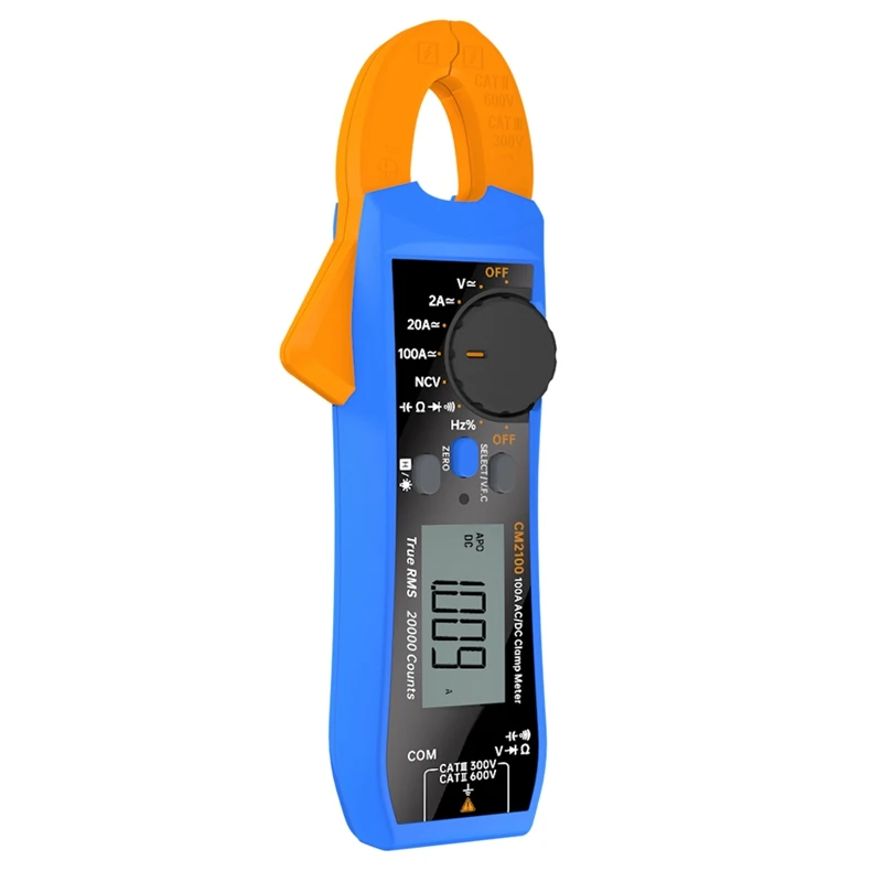 CM2100 CM2100B Intelligent AC/DC Clamp Meter Automatic CNC Range Resistance Freq