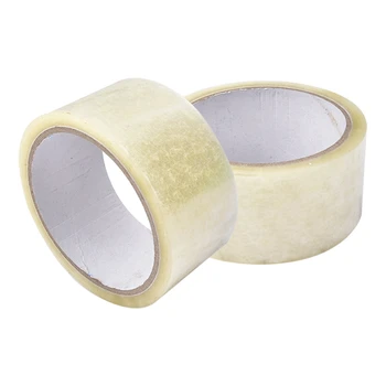 Strumenti per imballaggio con nastro trasparente da 1800 pollici/rotolo Forniture per imballaggio per ufficio Materiale PP impermeabile Durevole può essere scritto come marcatura