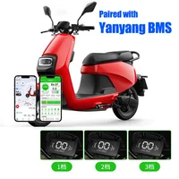 Batterie Lithium-Ion 48v 42Ah 55Ah pour moto électrique NIU M +/ U +/ U2 avec chargeur 5A 6