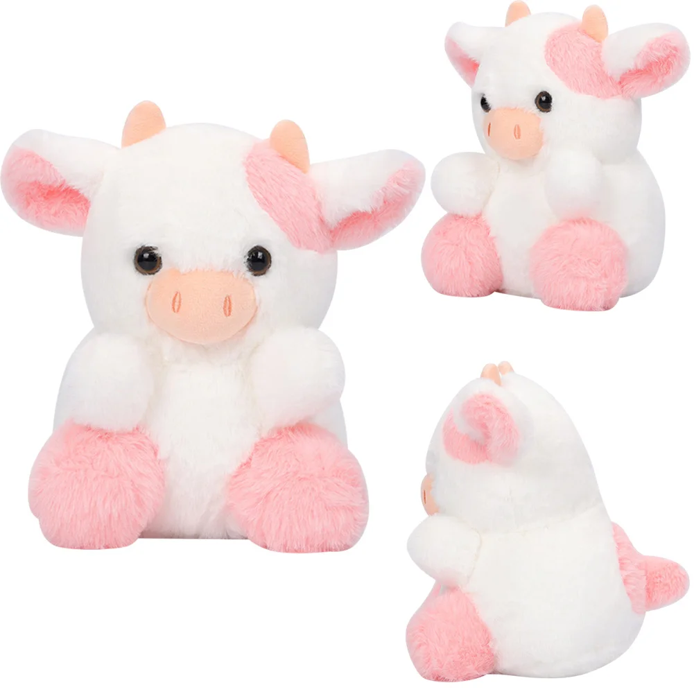 

Belle Strawberry Cow Cosplay Cartoon Puppet Cartoon Animal Soft Stuffed Kid Birthday Xmas Gift Animal Soft Plushies Kids Collect