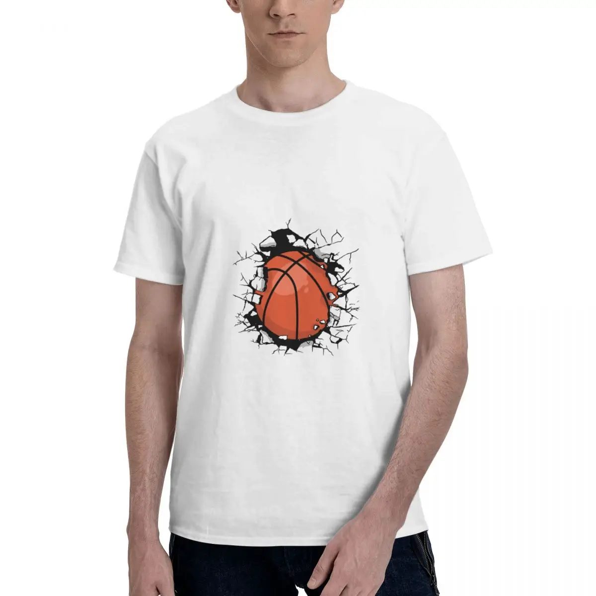 

Basketball-ball-sport Anime Men T shirt Oversized T-shirt Aesthetic Clothes