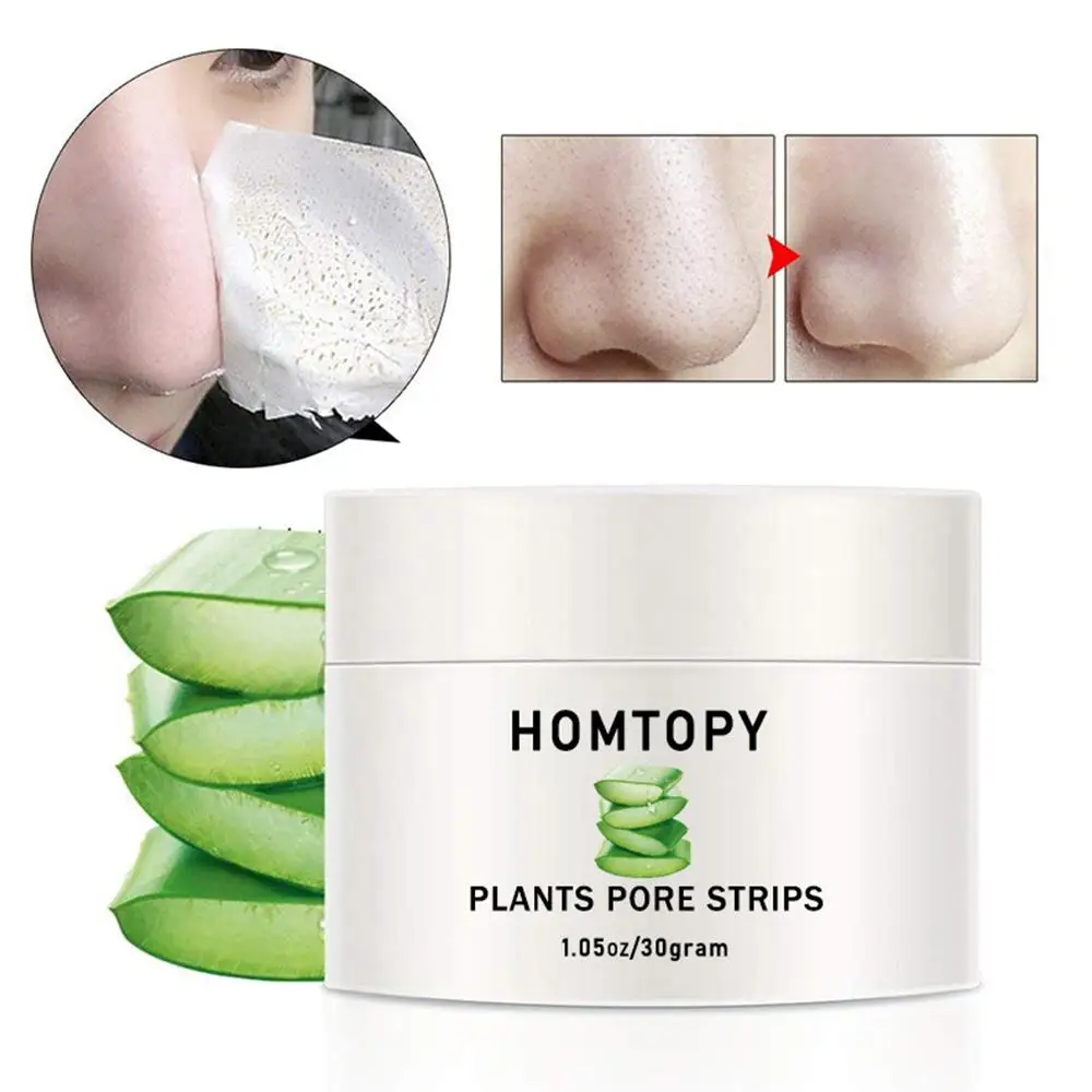 

ALOE Efficient Blackhead Remover Nose Mask Pore Strip Black Black Treatment Acne Mask Deep Skin Care Korea Peeling Cleansin U1F8