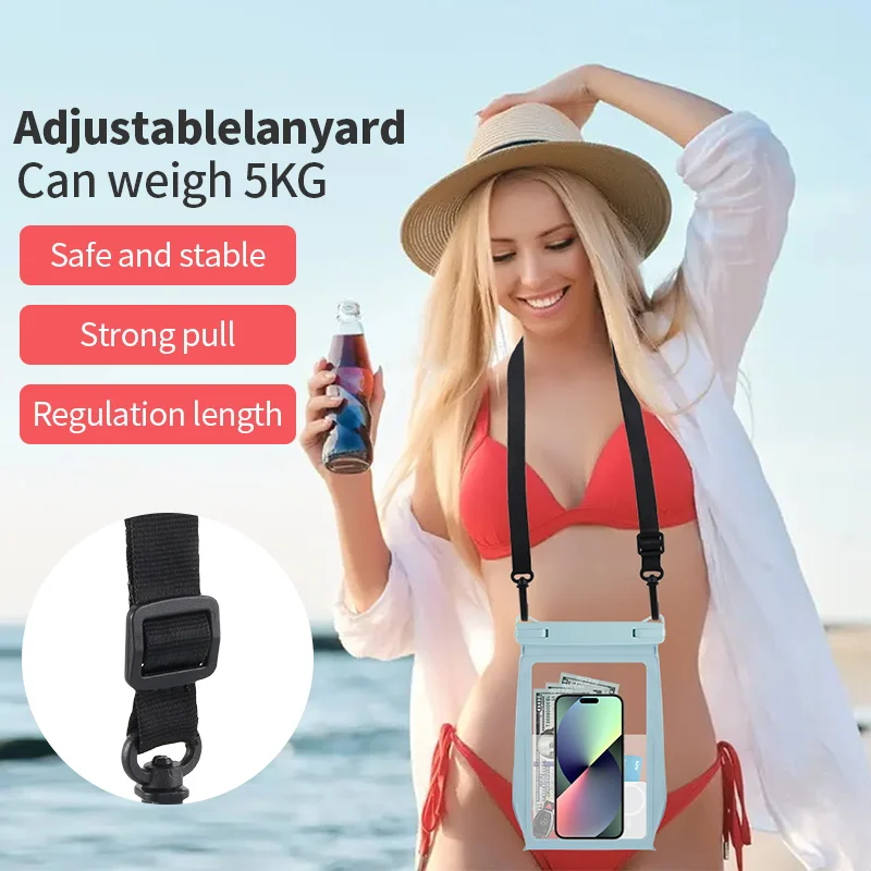 Universal Waterproof Phone Case - Large Capacity Swimming and Diving Pouch Bag