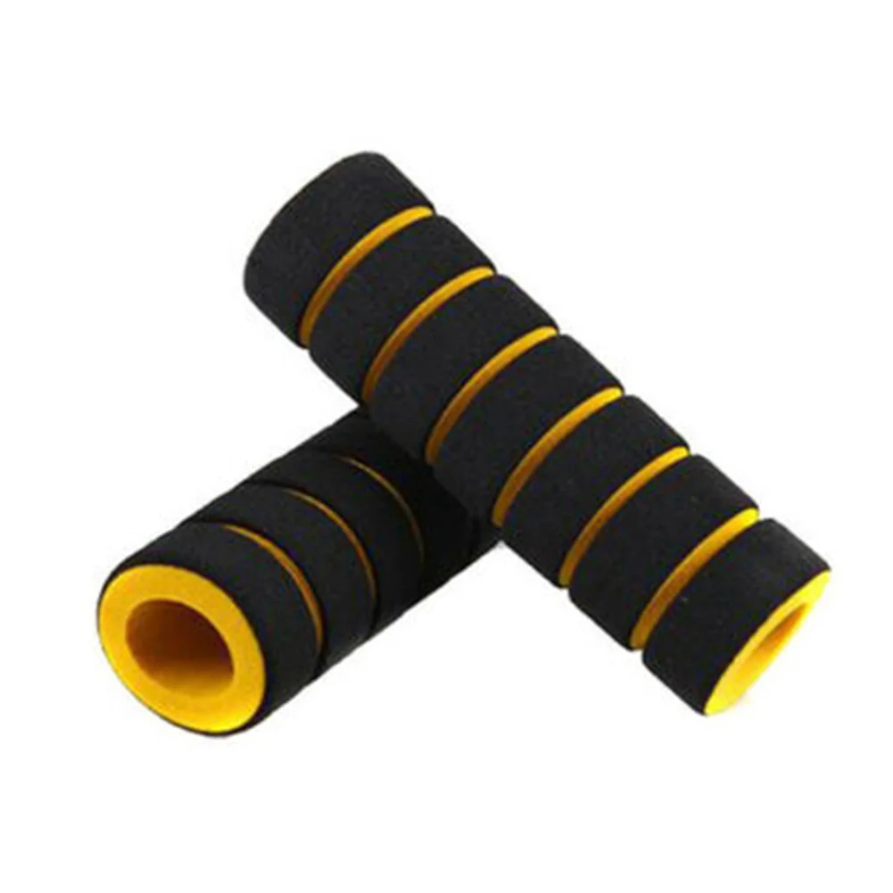 Bicycle Handlebar Grips Bicycle Accessories 1Pair Bicycle Sponge Handle Bike Racing Bicycle Motorcycle Handle Hand Bar Grip Foam Sponge Cover Case Bike Parts Components