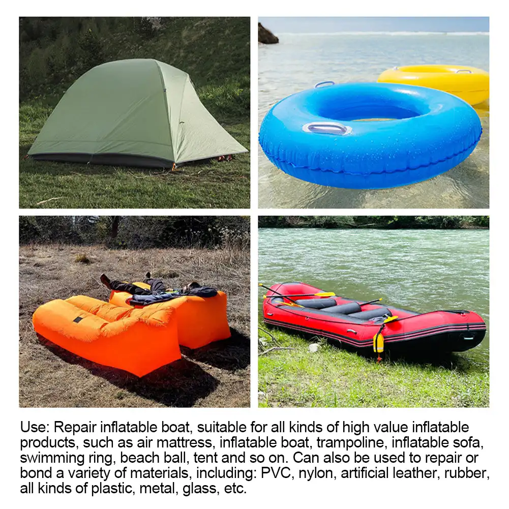Waterproof Transparent TPU Pool Repair Subsidy Inflatable Boat Film Tent Self Adhesive Vinyl Repair Patch Gear Repair Tapes