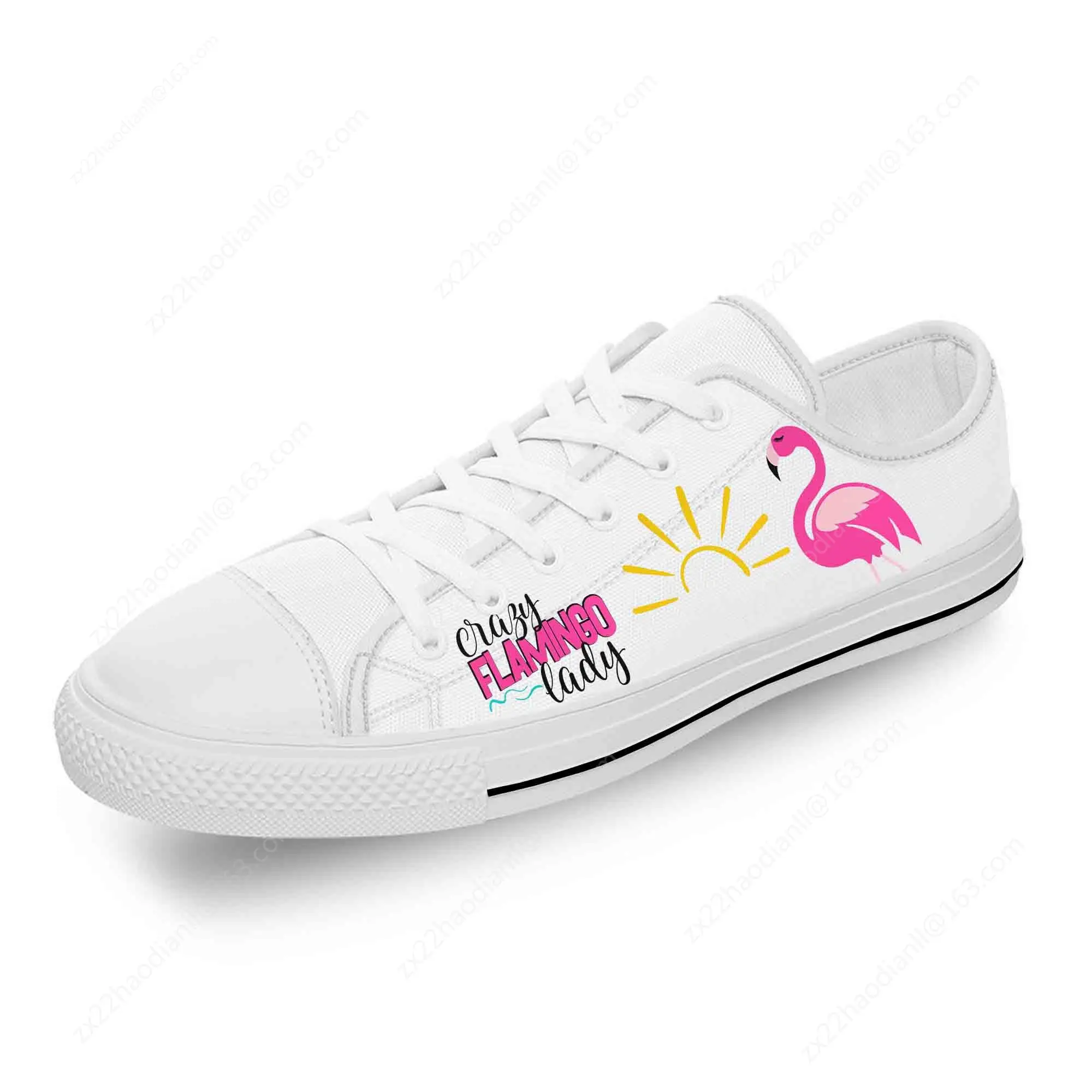 Cruise Lady Flamingos Low Top Sneakers Mens Womens Teenager Casual Shoes Canvas Running Shoe 3D Print Designer Lightweight shoe