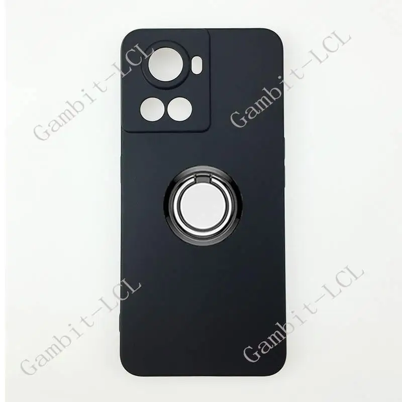 Durable Silicone Phone Case with Back Ring Holder