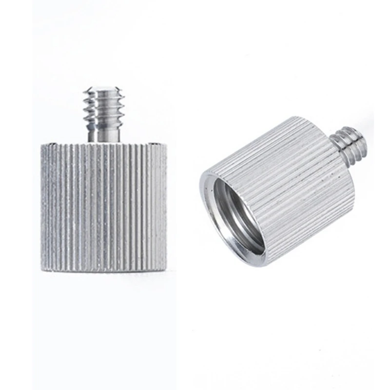 

Aluminum Thread Level Tripod Adapter, Mount Converter for Camera Mount Holder, Monopod Screw Adaptor, 5/8 "to 1/4"