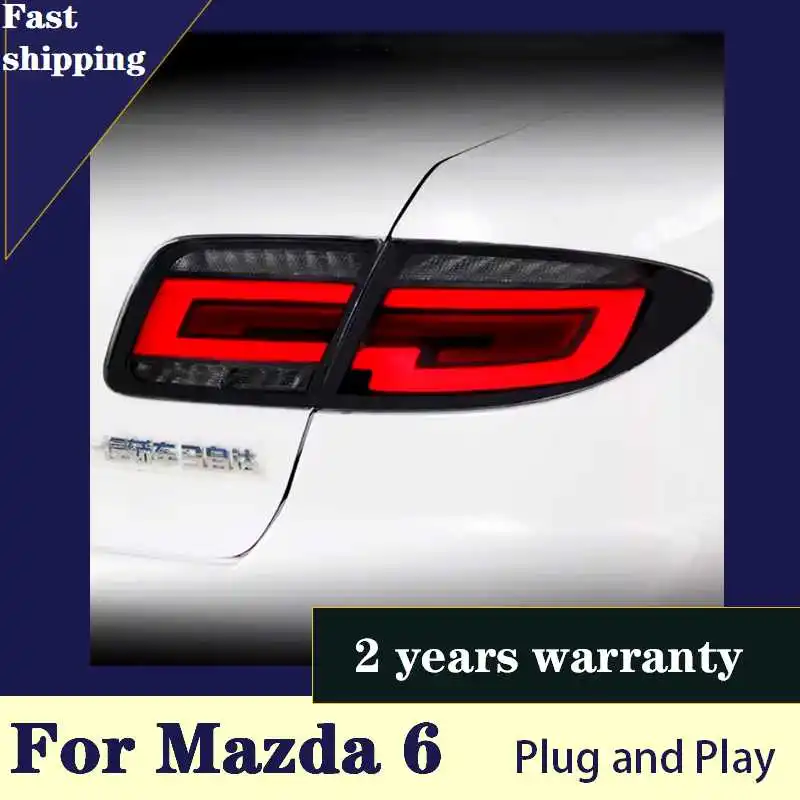 

Car Styling for Mazda6 Tail Light 2003-2015 Mazda 6 Taillights DRL Fog Brake Turn Signal Reversing