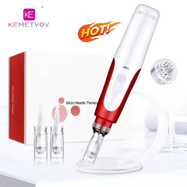 Dr Pen mem kurczenie porów tatuaż Microblade Dermal Needle mezodermalne