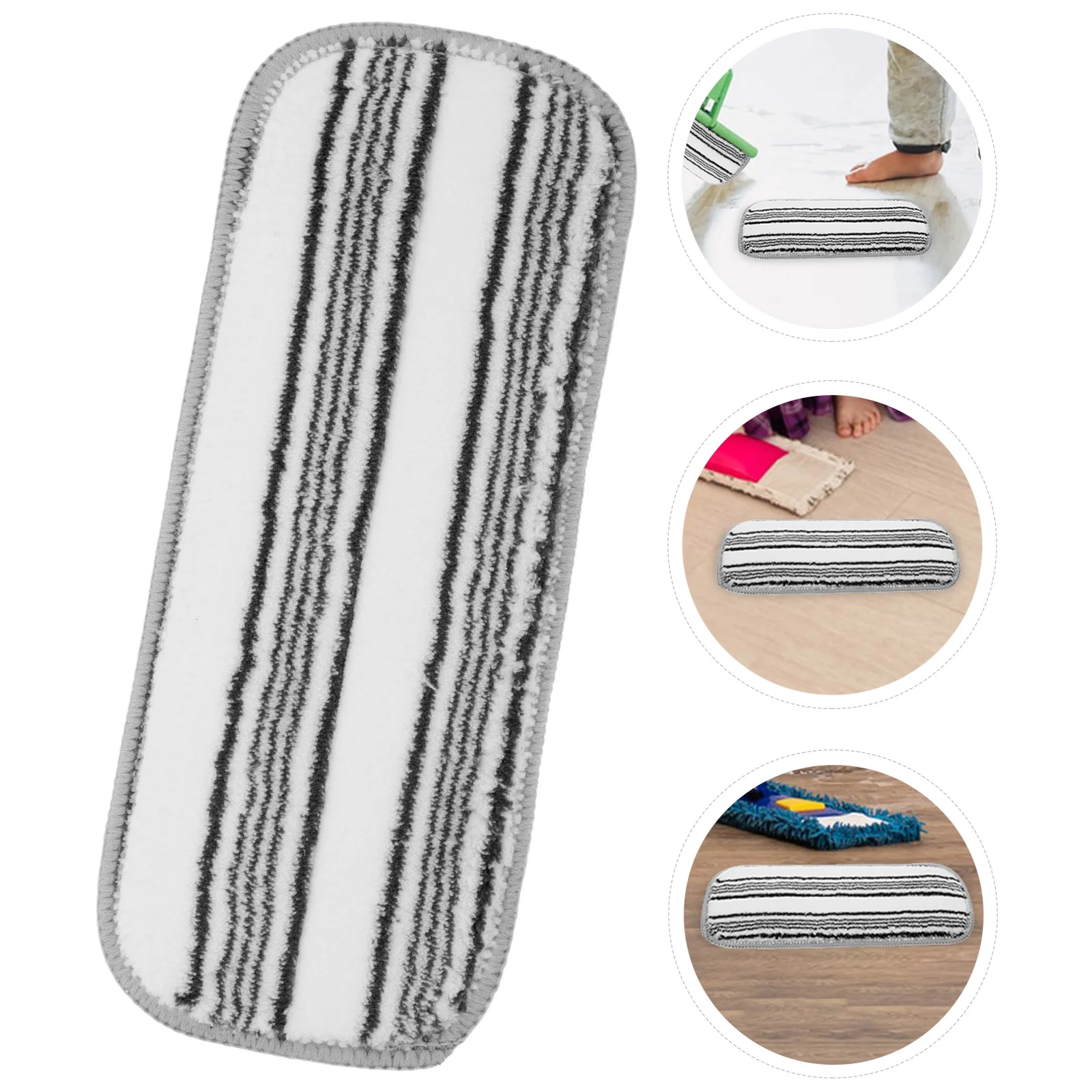 2Pcs Mini Mop Cloth Kids Cleaning Toys Toddler Play Home Kindergarten Replacement Cloths Mini Mop Boy Toys Kids Play