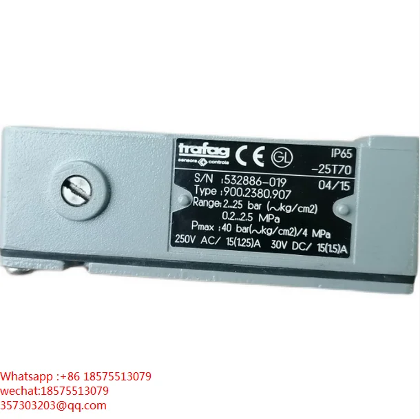 

For Trafag 940.2375.901 0.2…2.5bar 904.2379.905 904.2380.907 900.2380.907 Pressure Switch