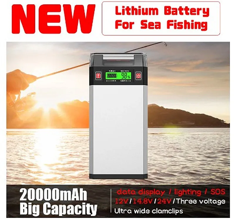 Full Capacity Rechargeable 14.8v 25000mAh GN25F Electric Fishing Reel Battery