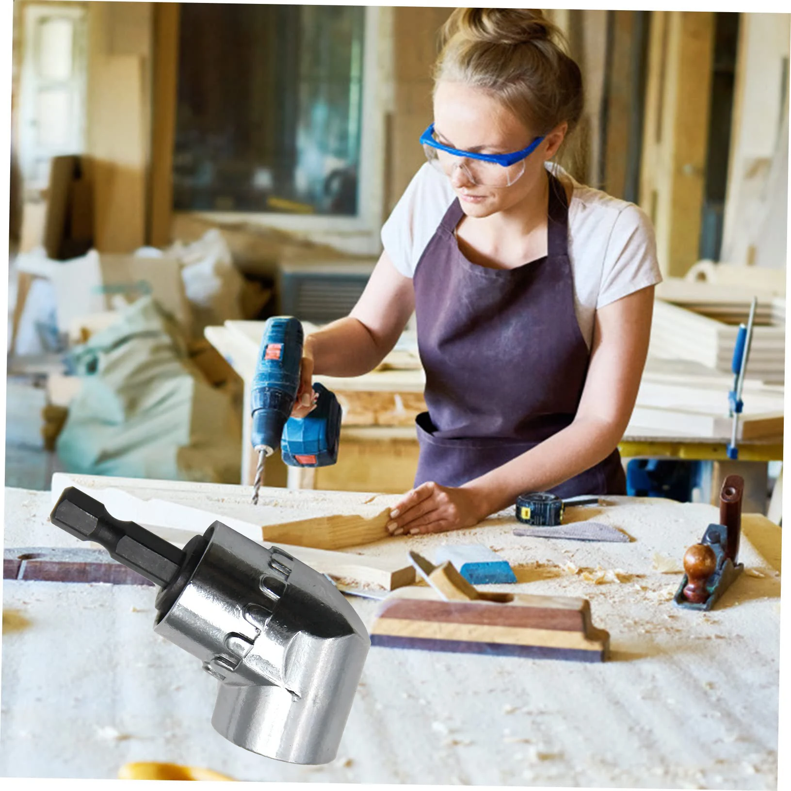105 Degree Turning Joint Electric Drill Corner Attachment Extension Socket Screwdriver Head Tool Screwdriver Bit Holder Adapter