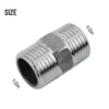 Shower Hose Extend Shower Connector For Extra Long-Hose Stainless Steel Shower Extender Universal 1/2" Male To Male Adaptor 4