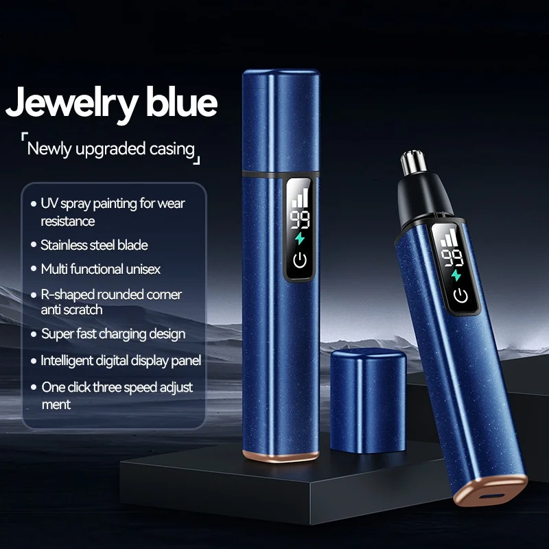 NEW XIAOMI Mijia Electric Nose Hair Trimmer Portable 2 in 1 Nose Ears Hair Eyebrow Trimmer for Men Rechargeable Painless Clipper 4