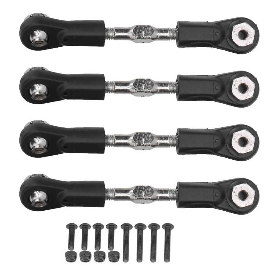 

4 шт. Тяговый стержень для рулевого сервопривода для 1/8 Багги грузовика радиоуправляемого автомобиля (Kyosho Hobao Arrma Kraton RedCat),A