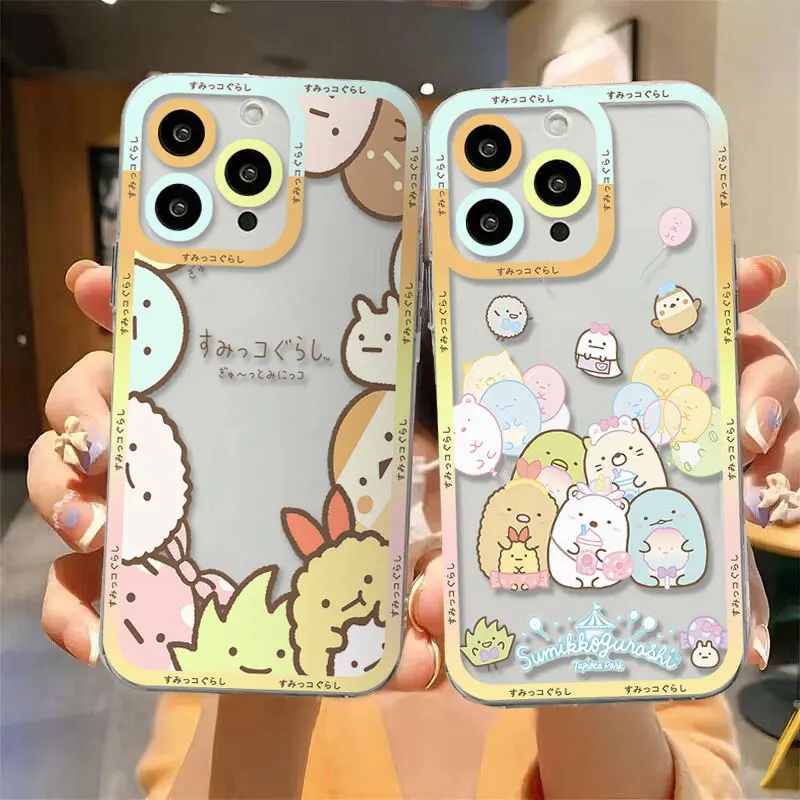 Cute Sumikko Gurashi Hot Cartoon Phone Case For iPhone 15 14 13 12