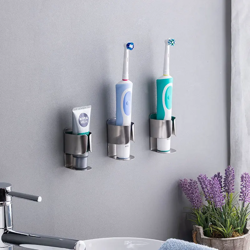 Toothbrush Rack Free Punch Tooth Glass Suit Bathroom Tooth-cleaners  Wall-mounted Toothbrush Holder Toothpaste Dispenser - Toothbrush &  Toothpaste Holders - AliExpress