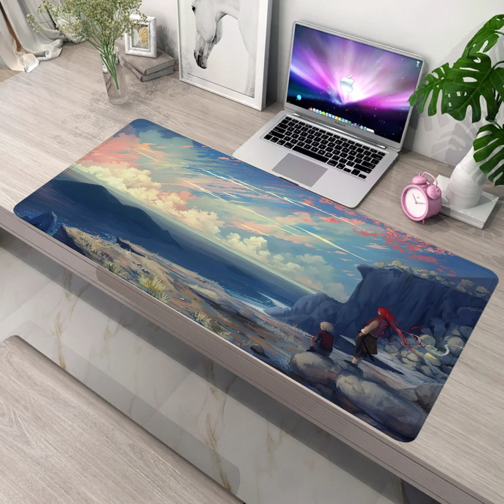 

Нескользящий Настольный коврик для компьютерной мыши, коврик для мыши, игровые аксессуары, игровой коврик для мыши с клавиатурой, большой коврик для скорости, размер Xxl