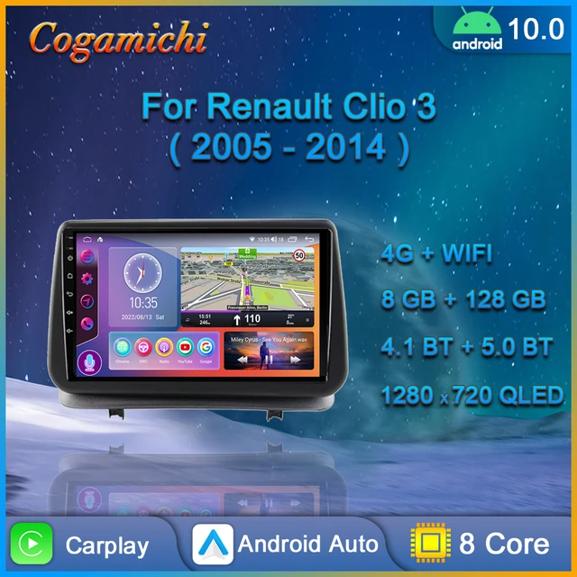 For Renault Clio 3 2005 - 2014 Android Car Radio Multimedia Video