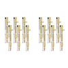 Set Of 12 Slim Pens, Multi-Color Wooden Swivel Pen Set With Refill Shaft Bolt-On Ballpoint Pen For DIY Wooden Swivel 1