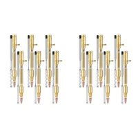 Set Of 12 Slim Pens, Multi-Color Wooden Swivel Pen Set With Refill Shaft Bolt-On Ballpoint Pen For DIY Wooden Swivel 1