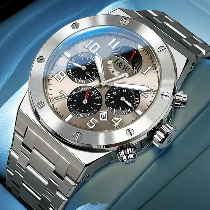 

IW Top Brand Luxury Men Mechanical Watch 2024 New Men Automatic Watch Fashion Sapphire Glass Mirror 50M Waterproof Reloj Hombre