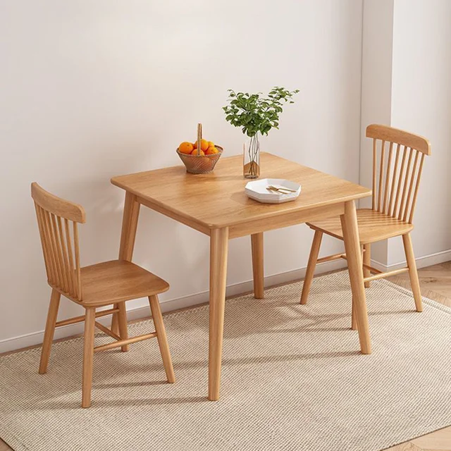 단단한 나무 식탁 및 의자 세트: 스타일, 편안함, 기능성의 완벽한 조화