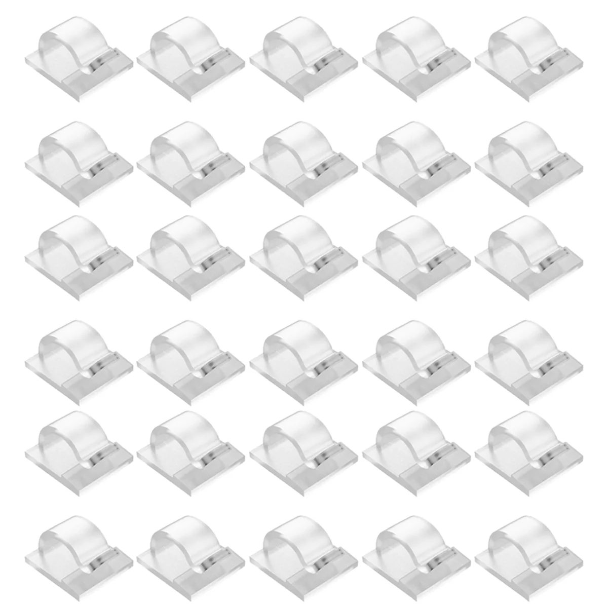 30 Pack Hooks for Outdoor String Lights Clips Clear Light Hook with 30 Waterproof Adhesive Backing wall mount hooks self adhesive hooks multi purpose hooks