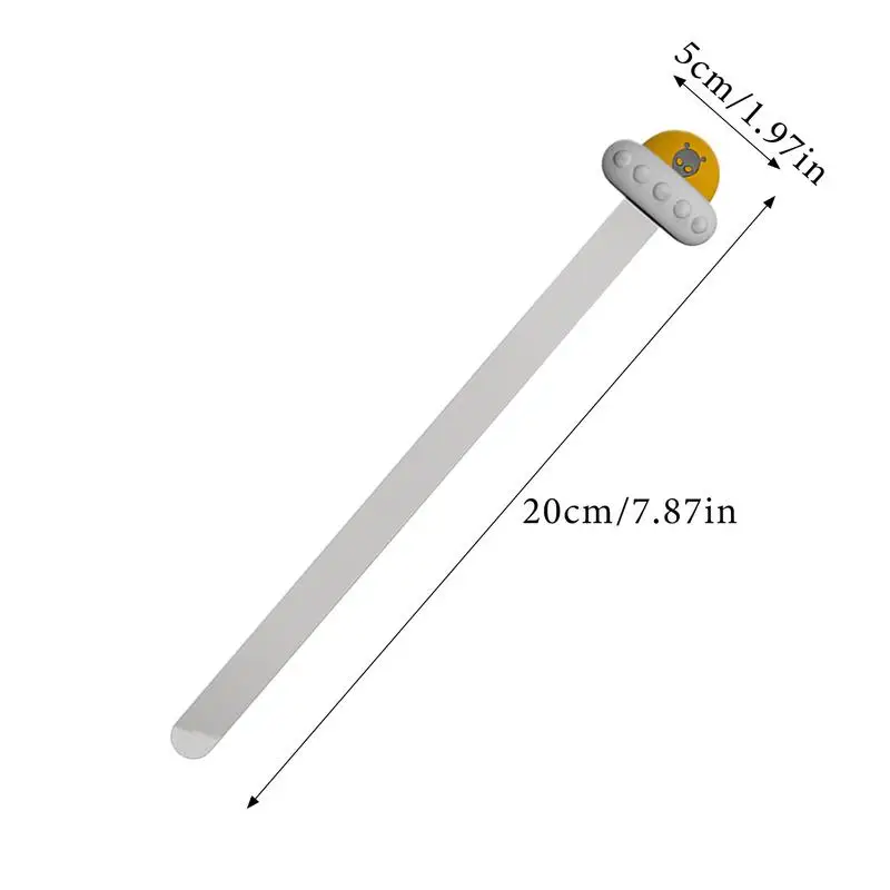 Alien Bookmark Glowing Page Marker 3D Bookmarks From Outer Space Page Markers Decorative Book Holder For Book Lovers For Reading