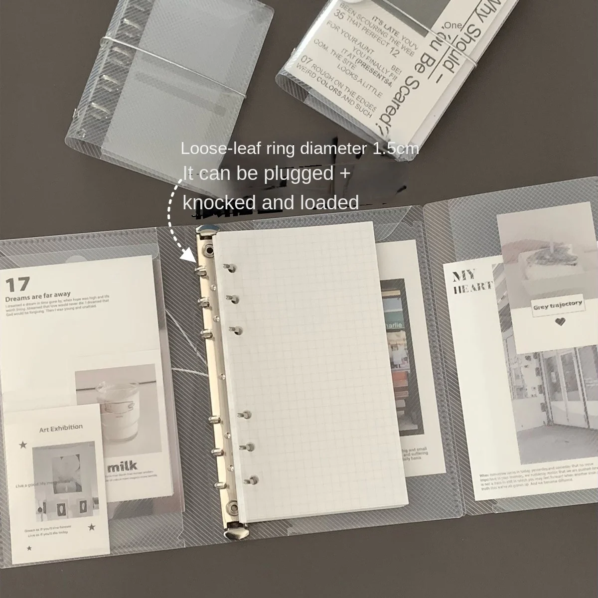 Notebook cover three fold design