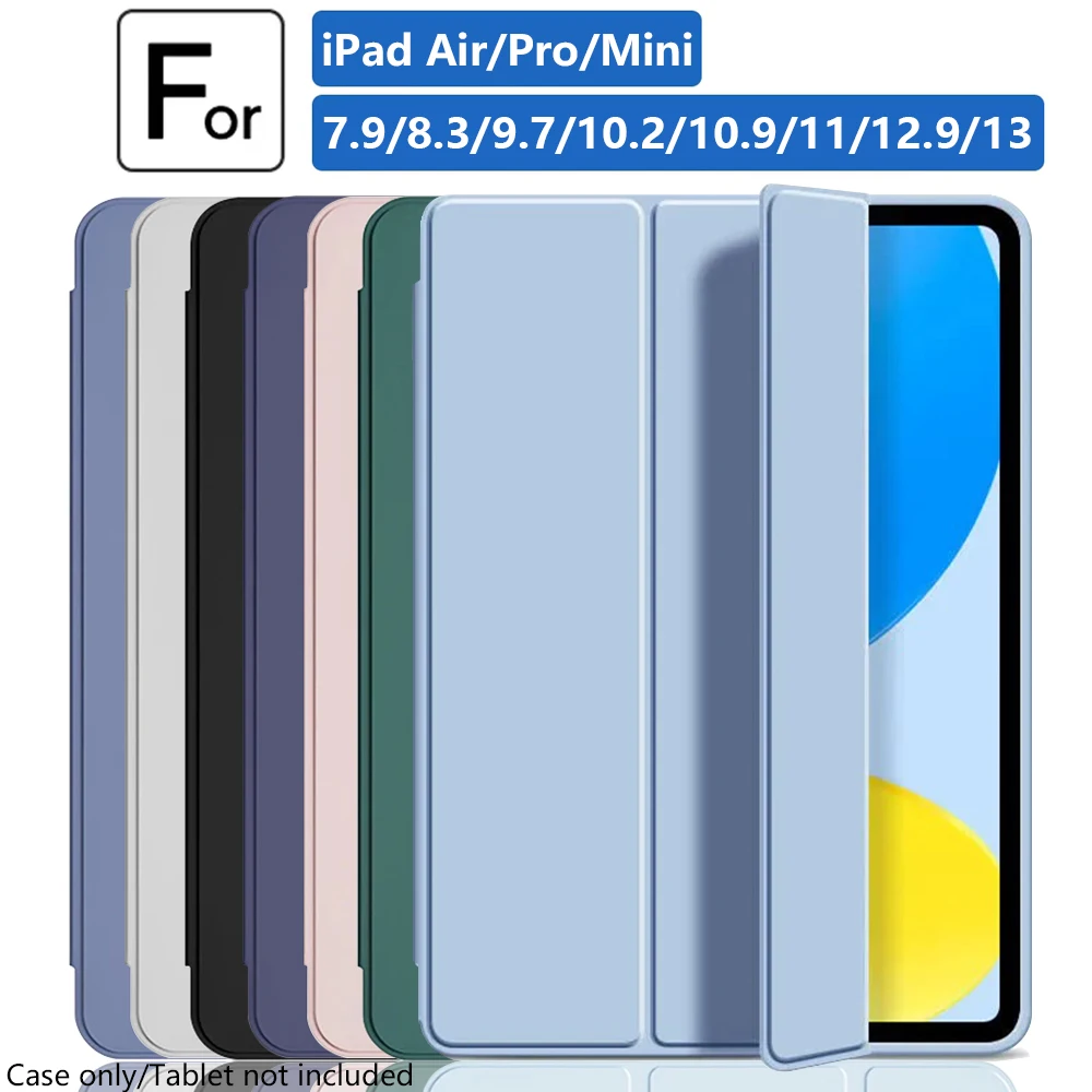 Universal Slim Trifold Stand Protective Tablet Case with Auto Wake/Sleep Feature