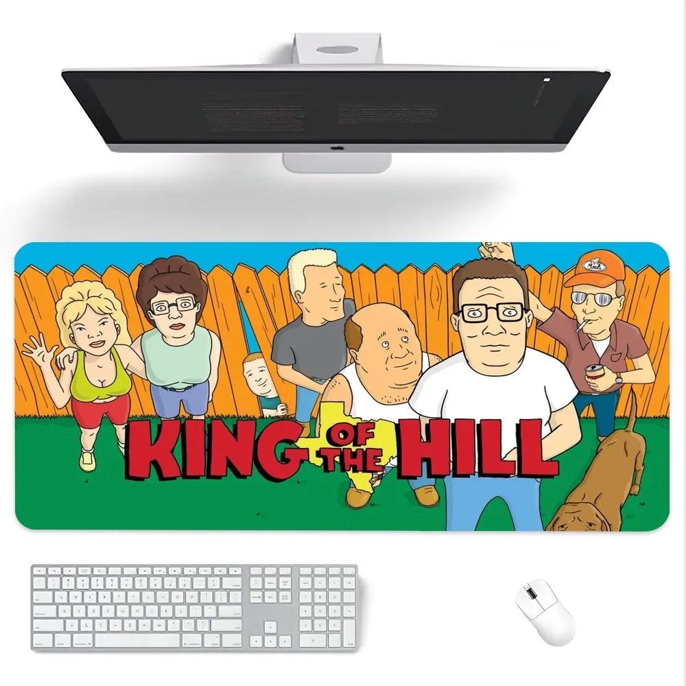 Cartoon K-King of the Hill Mouse Pad Computer Laptop Gaming Office Wrist Guard Non Slip Keyboard Pad 3