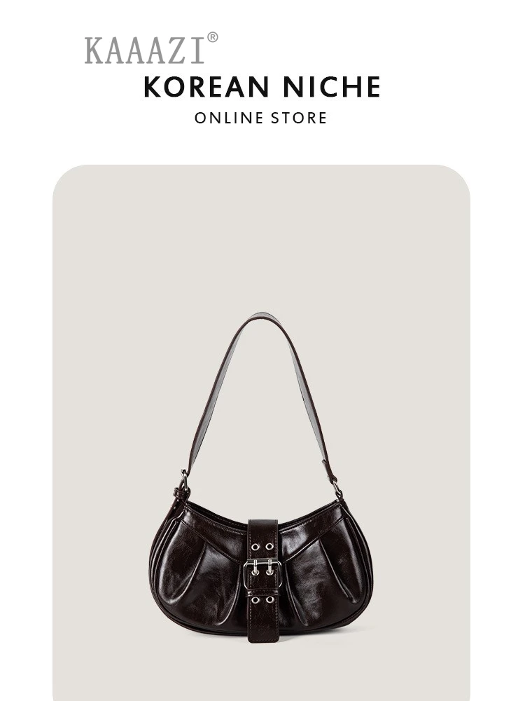 

Versatile Ins Shoulder Bag Luxury Designer 2024 New Handbags Women Fashion Party High Quality Underarm Bag Pu Leather Vintage
