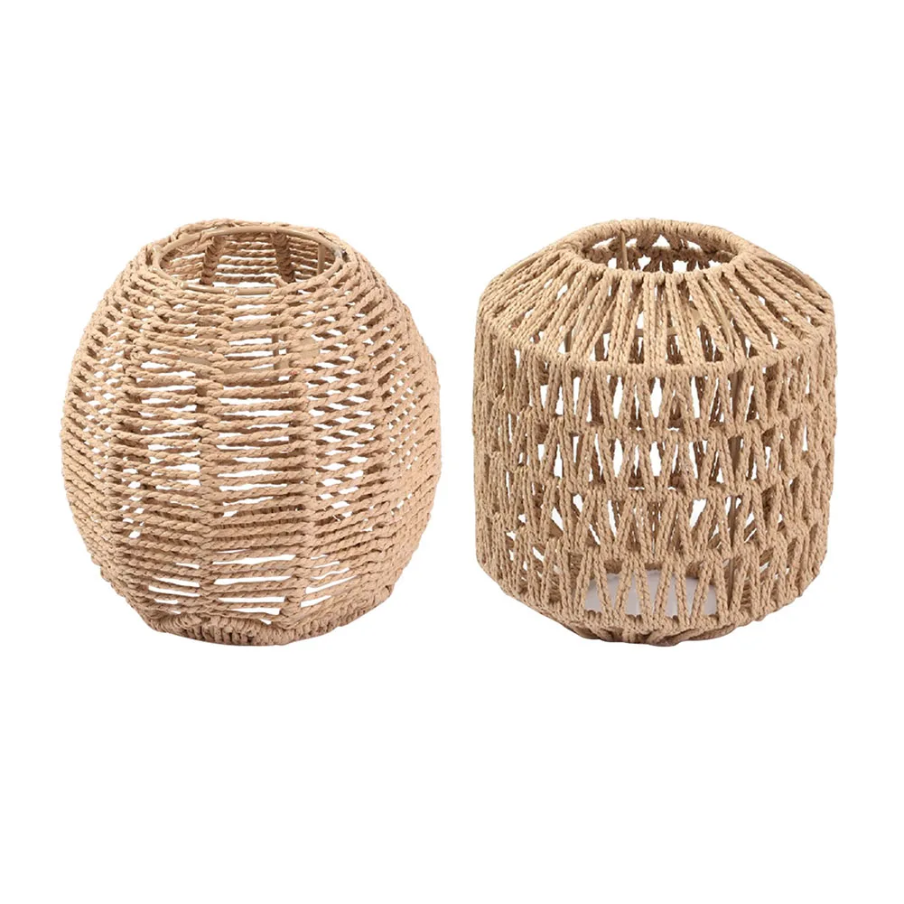 Description Picture 5 of itemSimulated Rattan Lamp Cover Ceiling Lamp Woven Lampshade Rattan Lampshade Pendant Lamp Shade for Living Room Hotel Home Decor