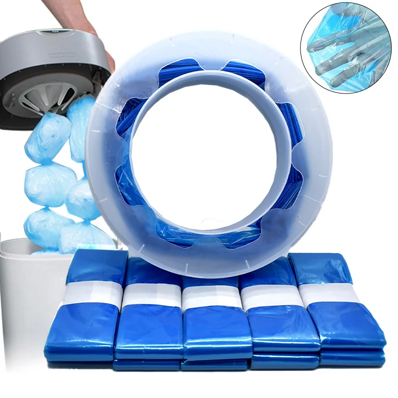 Set Di 6 Ricariche Per Mangiapannolini - Sacchetti Da 4,5 Metri, Compatibili Con I Comuni Secchielli - 10